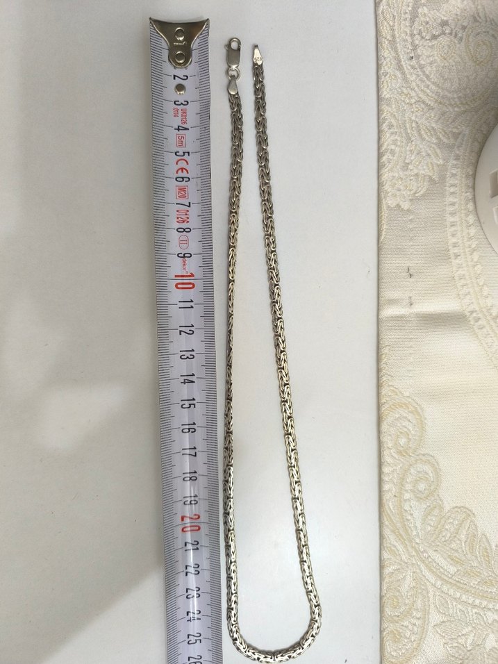 kral 925 ayar gümüş kolye - Görsel 3