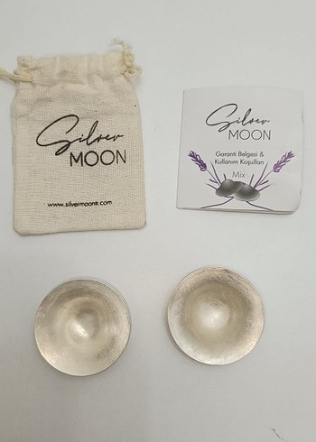 Gümüş Silver Moon Bebek Emzirme Kapağı - Görsel 2