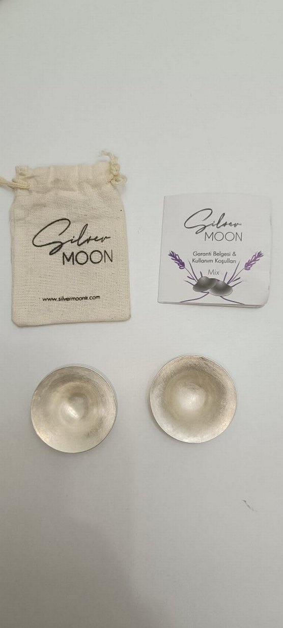 Gümüş Silver Moon Bebek Emzirme Kapağı - Görsel 2