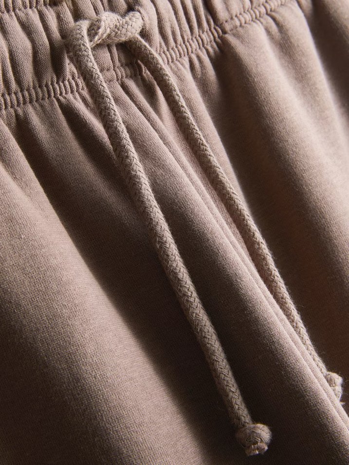 Bej Rahat Kesim Kadın Kumaş Pantolon - Görsel 2