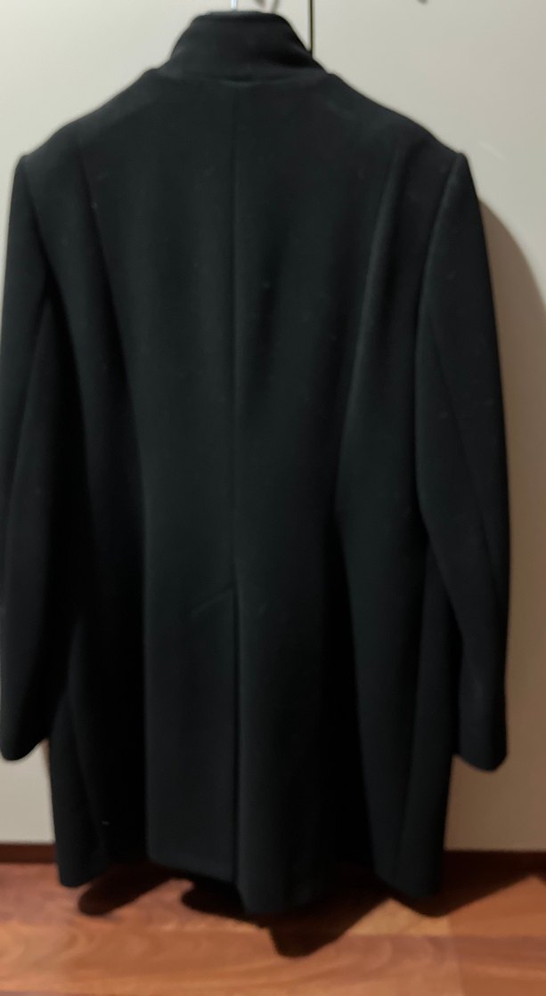 Siyah Uzun Klasik Kaban - Görsel 2