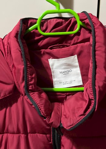 Bordo Fermuarlı Kadın Kış Montu - Görsel 3