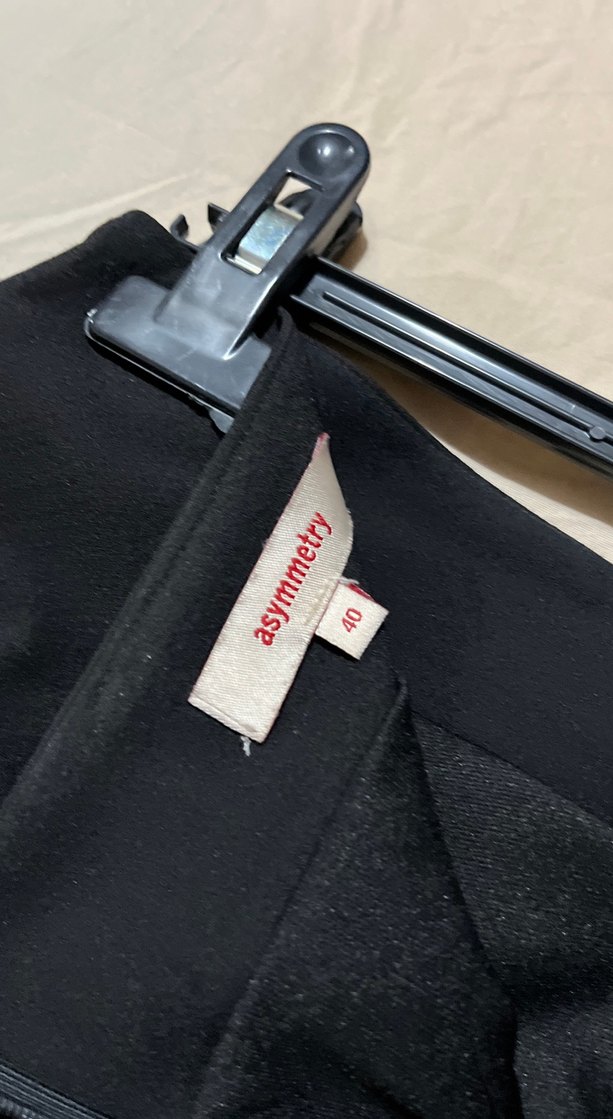 Kadın Siyah Midi Kalem Etek Kemerli - Görsel 3