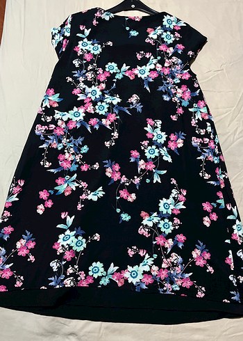 Çiçek Desenli Uzun Hamile Elbisesi - Görsel 2