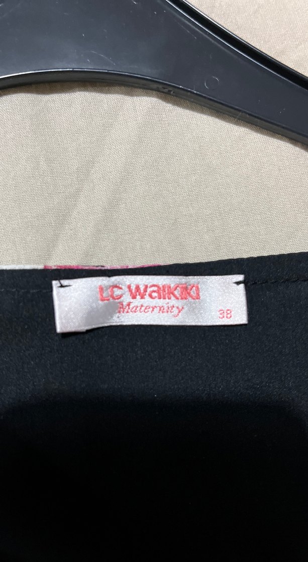 Çiçek Desenli Uzun Hamile Elbisesi - Görsel 3