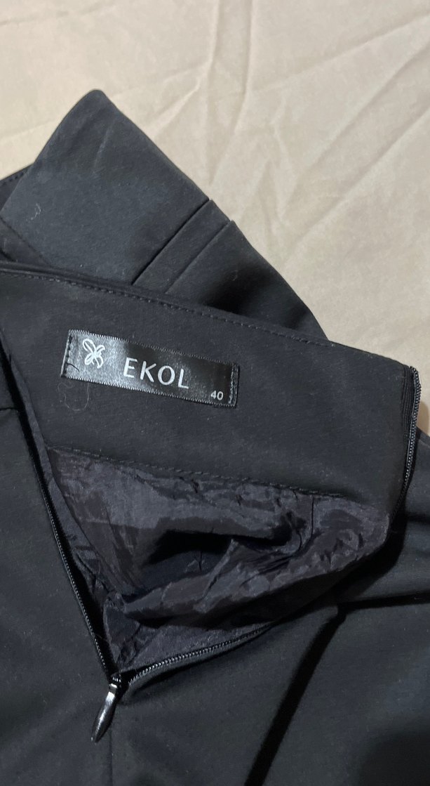 Siyah Midi Kalem Etek - Görsel 2