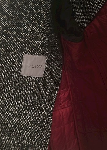 DAMAT TWEEN Gri Yün Düğmeli Erkek Ceket - Görsel 3