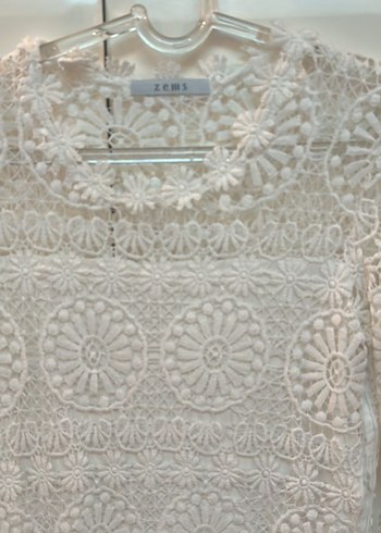 Dantel İşlemeli Uzun Kollu Bohem Nişan Elbisesi - Görsel 6