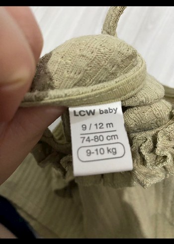 Kız Bebek Fırfırlı Kolsuz Bej Takım - Görsel 5