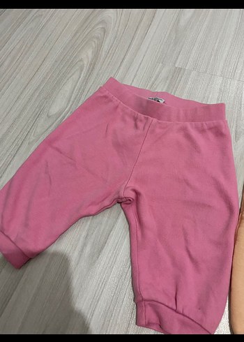 Pembe Pamuklu Kız Çocuk Rahat Kesim Tayt - Görsel 3