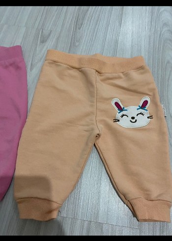 Pembe Pamuklu Kız Çocuk Rahat Kesim Tayt - Görsel 2