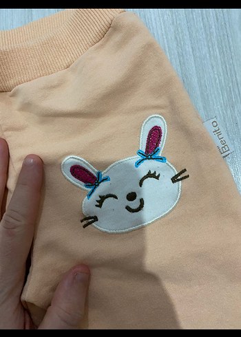 Pembe Pamuklu Kız Çocuk Rahat Kesim Tayt - Görsel 5