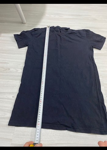 Lacivert Keten Erkek Tişört - Görsel 3