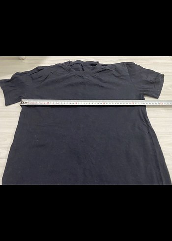 Lacivert Keten Erkek Tişört - Görsel 2