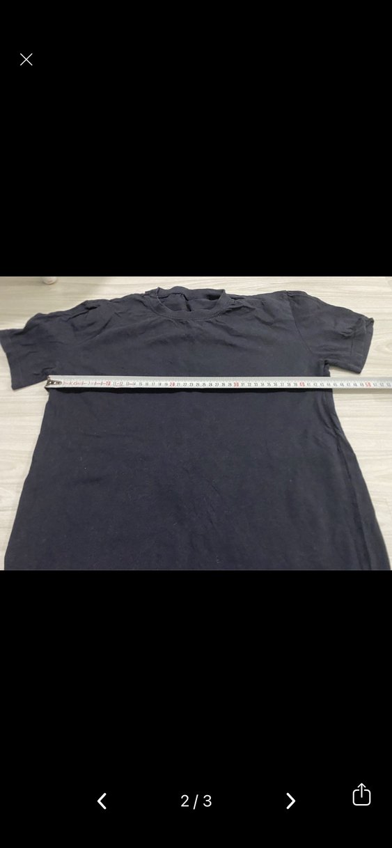 Lacivert Keten Erkek Tişört - Görsel 2