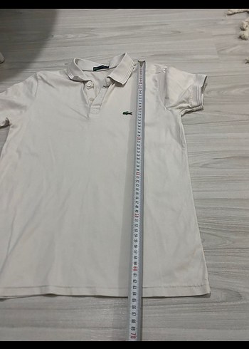 Erkek Beyaz Kısa Kollu Polo Tişört - Görsel 4