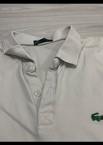 Erkek Beyaz Kısa Kollu Polo Tişört - Görsel 2