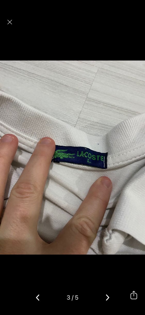 Erkek Beyaz Kısa Kollu Polo Tişört - Görsel 3