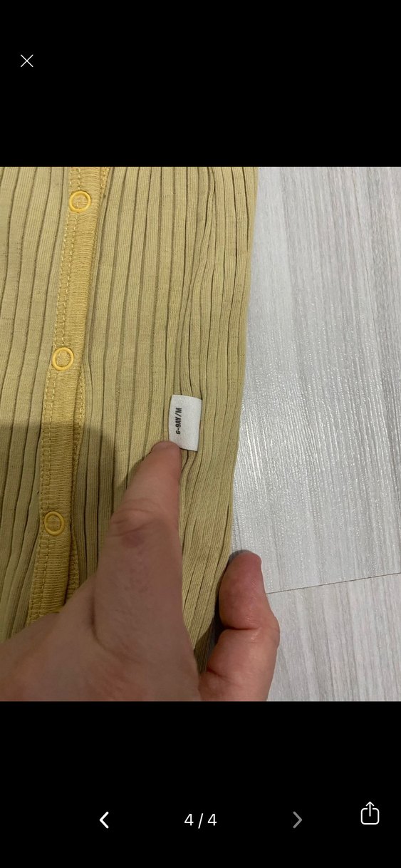 Uzun Kollu Sarı Örgü Erkek Bebek Tulum - Görsel 4