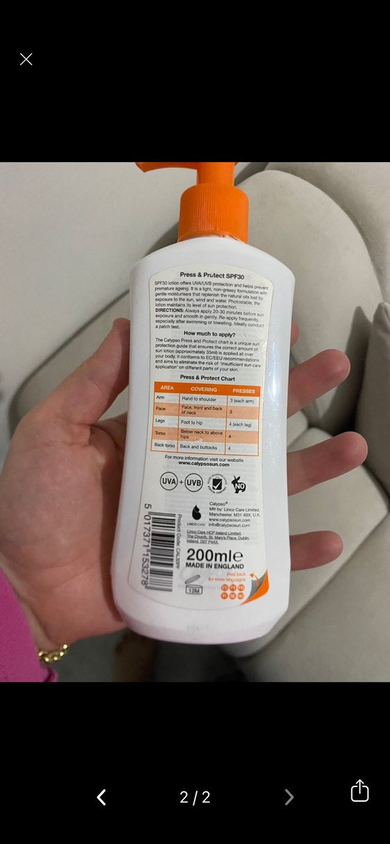 Calypso Güneş Losyonu SPF 30, Anti-Aging - Görsel 2