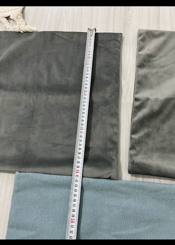 Bohem Gri Düz Dekoratif Minder Kılıfı - Görsel 3