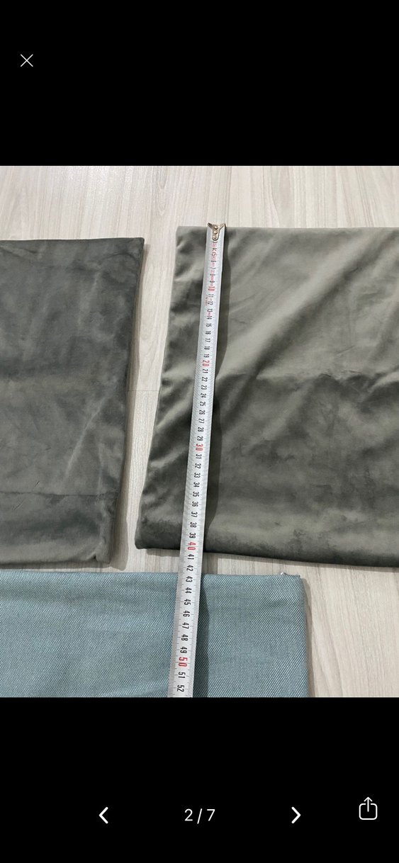 Bohem Gri Düz Dekoratif Minder Kılıfı - Görsel 2