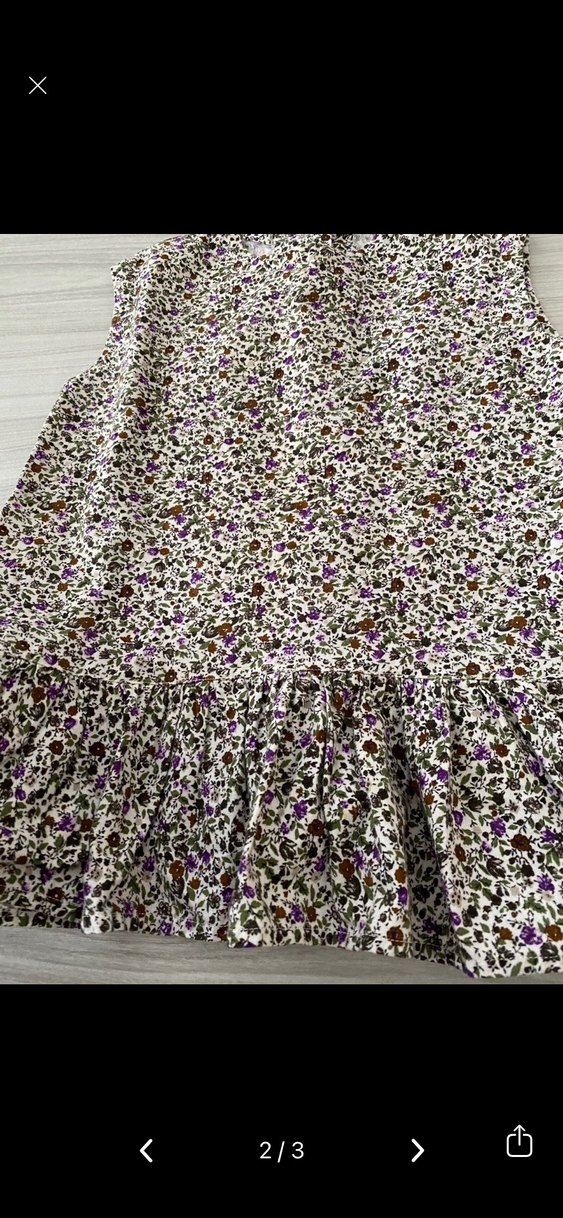 Kız Çocuk Çok Renkli Volanlı Elbise - Görsel 2