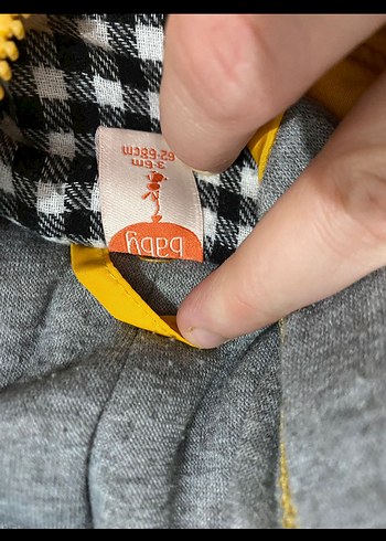 Sarı Fermuarlı Erkek Çocuk Mont - Görsel 3