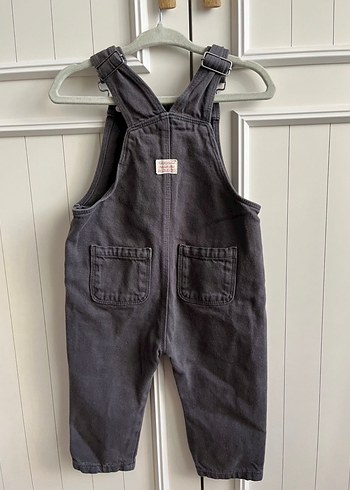 Gri Denim Salopet - Görsel 2