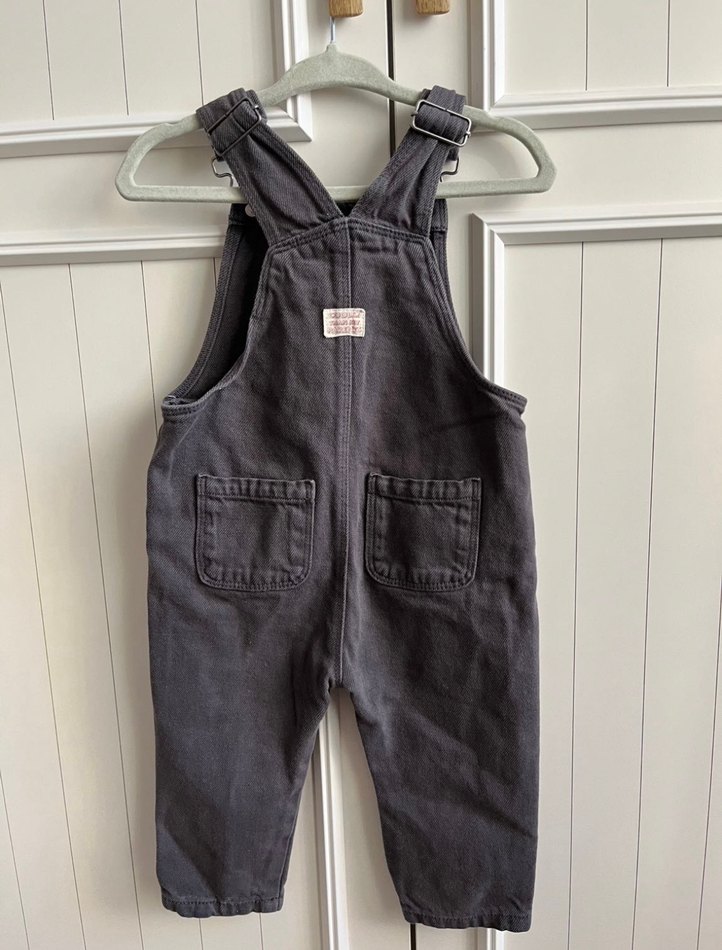 Gri Denim Salopet - Görsel 2