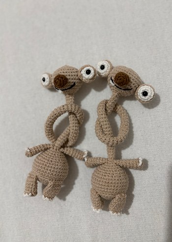 Buz devri Figürlü Amigurumi Oyuncak - Görsel 3
