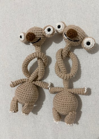 Buz devri Figürlü Amigurumi Oyuncak - Görsel 2