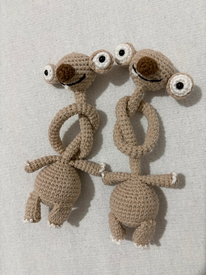 Buz devri Figürlü Amigurumi Oyuncak - Görsel 2