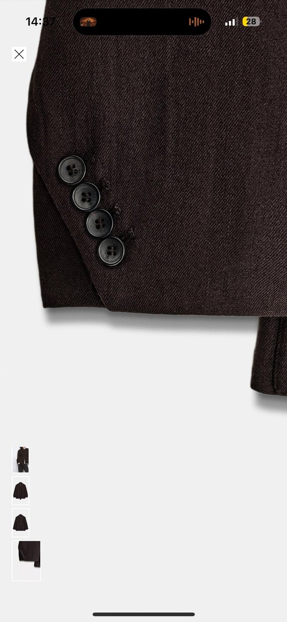 Kahverengi Kemerli Kadın Blazer Ceket - Görsel 5