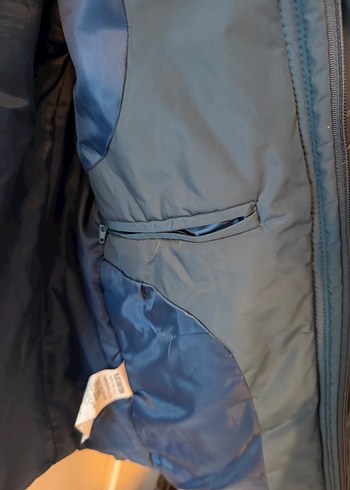 Kapüşonlu Petrol Mavisi Sokak Stili Ceket Mont Kaban Erkek Kadın - Görsel 6