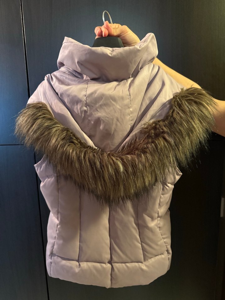 Nine West Lila Kürklü Kadın Yelek - Görsel 4