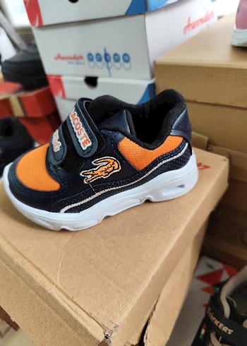 kız erkek Bebek ışıklı Cırtlı Spor Ayakkabı - Görsel 3