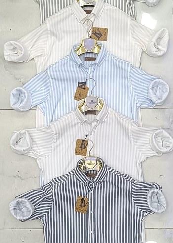 Pamuklu Erkek Çizgili Gömlek, Regular Fit - Görsel 2