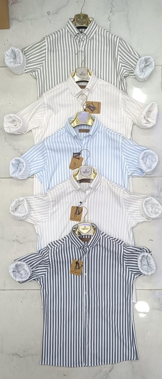 Pamuklu Erkek Çizgili Gömlek, Regular Fit - Görsel 2