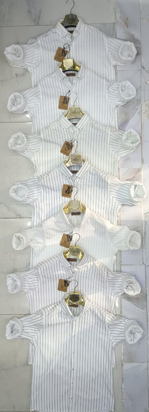 Pamuklu Erkek Çizgili Gömlek, Regular Fit - Görsel 5