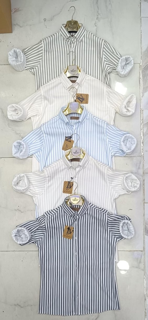 Pamuklu Erkek Çizgili Gömlek, Regular Fit - Görsel 3