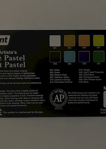 Bigpoint Toz Pastel 12 Renkli Yumuşak Pastel - Görsel 3
