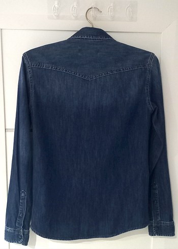 MAVİ JEANS ERKEK UZUN KOLLU DENİM KOT GÖMLEK - Görsel 3