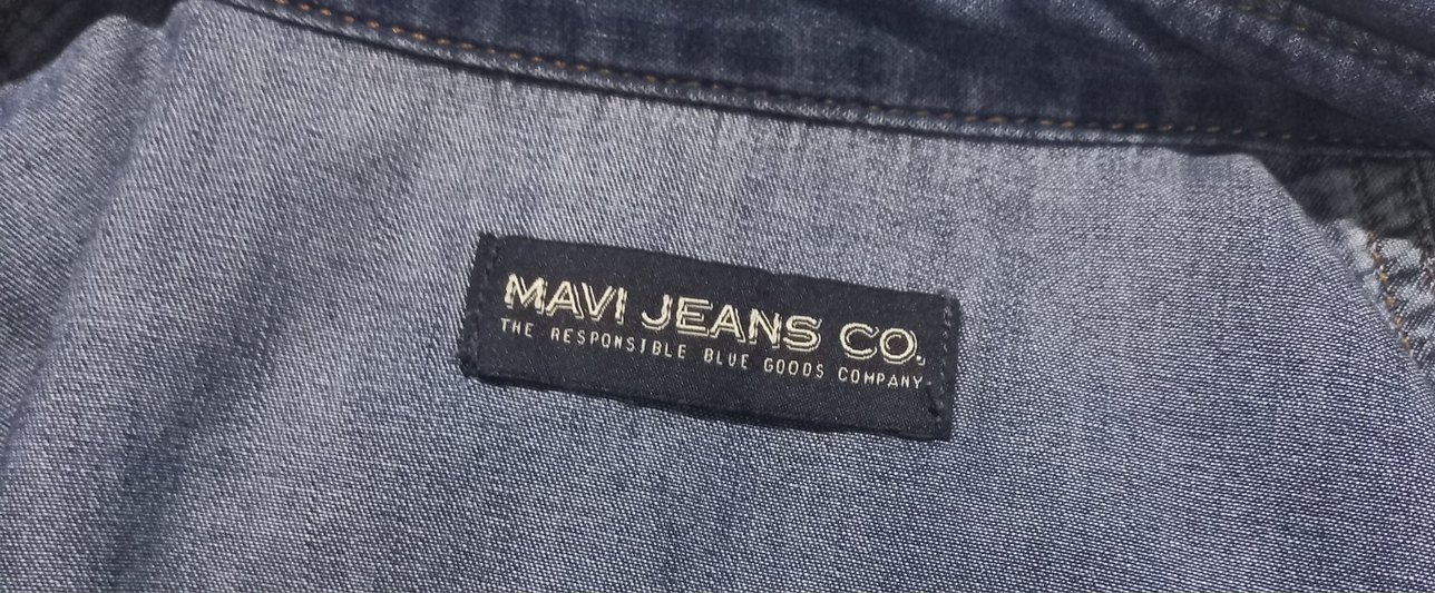 MAVİ JEANS ERKEK UZUN KOLLU DENİM KOT GÖMLEK - Görsel 4