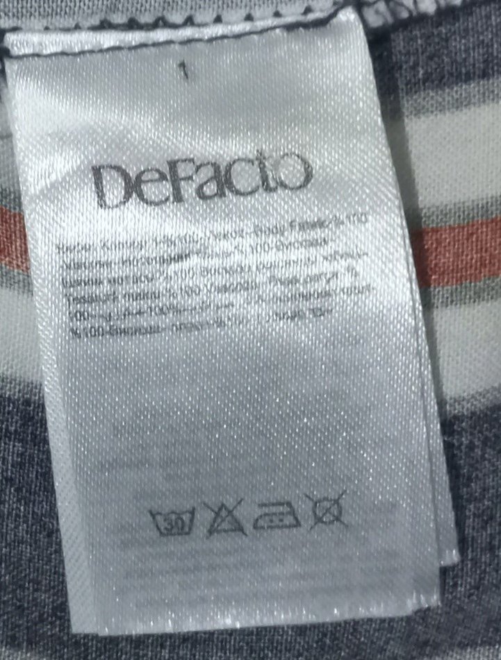 DEFACTO YAZLIK DİKEY ÇİZGİLİ KISA KOLLU GÖMLEK - Görsel 5