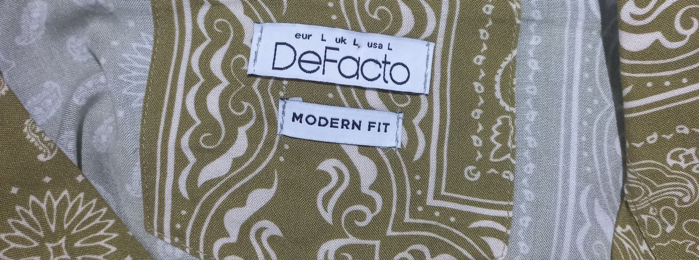 DEFACTO YAZLIK DEVRİK YAKA BOHEM DESENLİ ERKEK KISA KOLLU GÖMLEK - Görsel 4