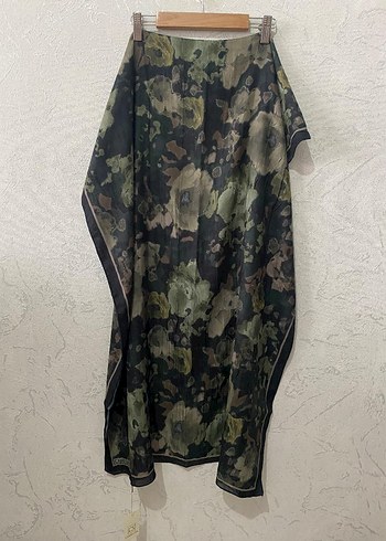 CS Camellia Scarf Soft Pamuk Kraş Pretty Şal - Görsel 2