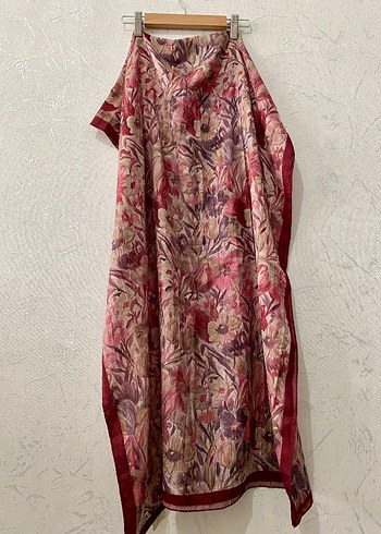 CS Camellia Scarf Soft Pamuk Paraside Şal - Görsel 5