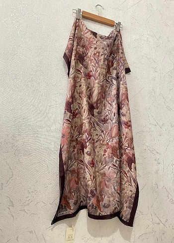 CS Camellia Scarf Soft Pamuk Paraside Şal - Görsel 3