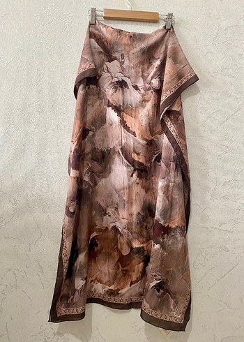 CS Camellia Scarf - Soft Pamuk Parsley Şal - Görsel 2